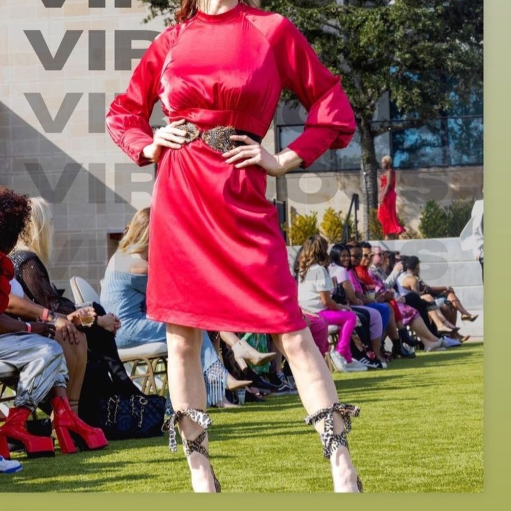 Red dress